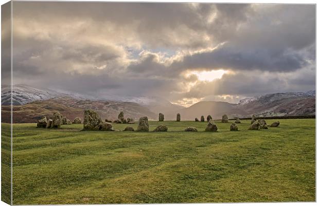 Castlerigg Stone Circle Canvas Print by Roger Green