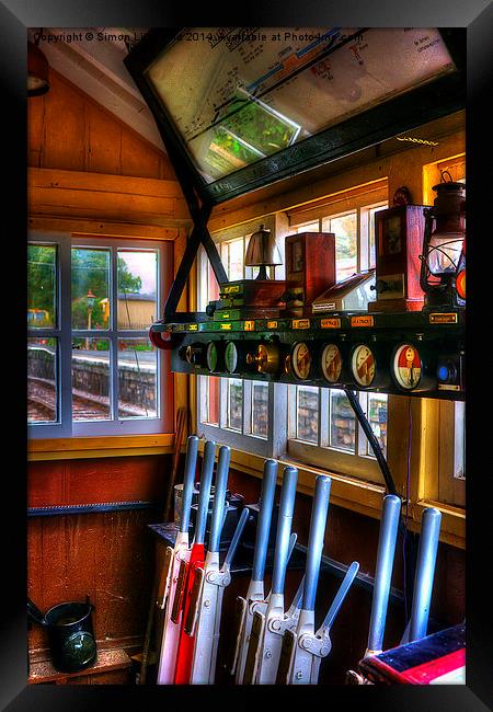 Staverton Ground Frame Box, South Devon Railway Framed Print by Simon Litchfield