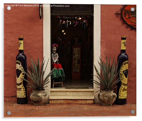 The Tequila Shop Acrylic by Paul Williams