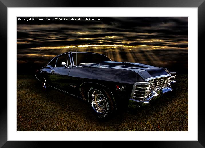  Chevy Impala Framed Mounted Print by Thanet Photos