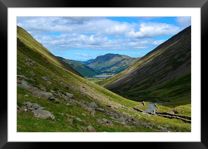  kirkstone pass Framed Mounted Print by Paul Collis