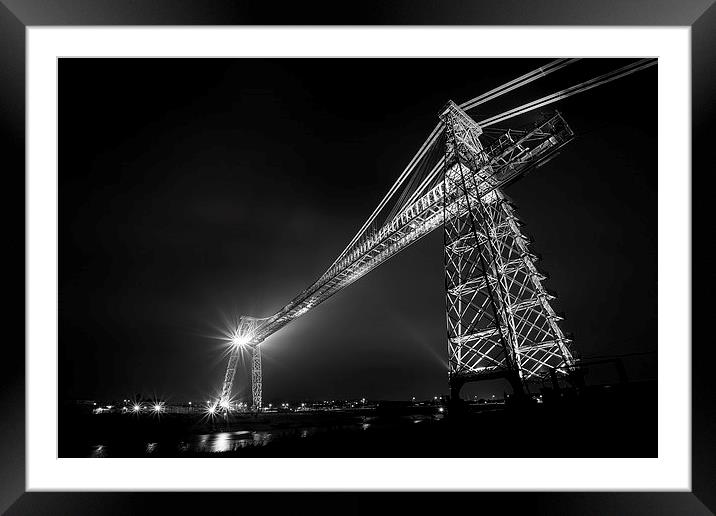  Newport Transporter Bridge Framed Mounted Print by Dean Merry