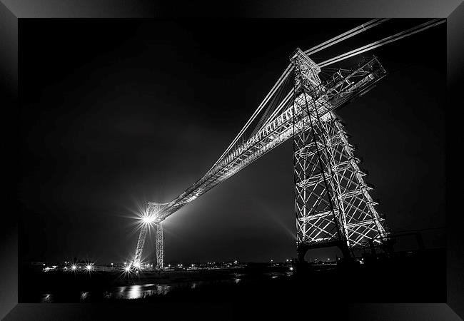  Newport Transporter Bridge Framed Print by Dean Merry