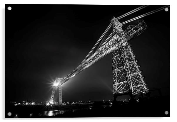  Newport Transporter Bridge Acrylic by Dean Merry