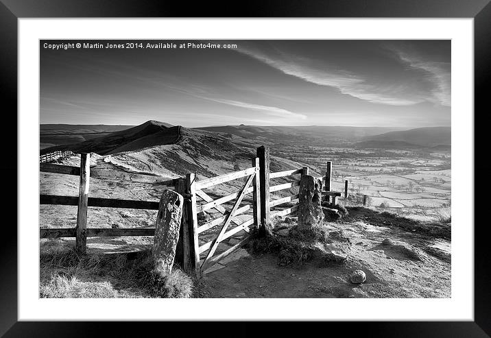  Along The Ridge to Lose Hill Framed Mounted Print by K7 Photography