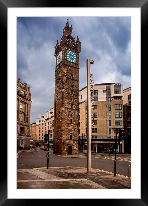  Merchant City Tolbooth Framed Mounted Print by Sam Smith