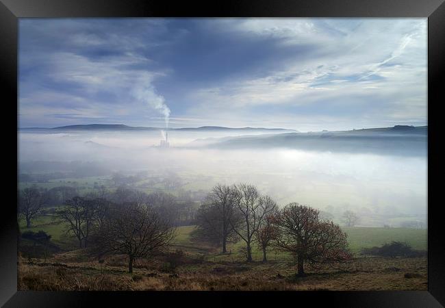Hope Valley Mist  Framed Print by Darren Galpin