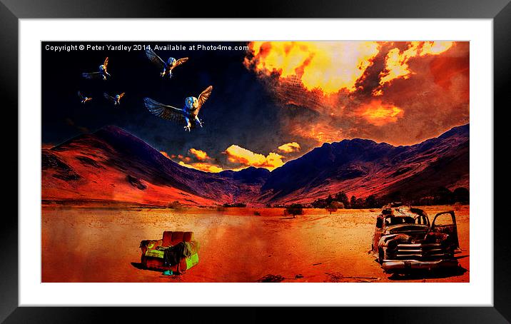  Buttermere...Post-Apocalypse..... Framed Mounted Print by Peter Yardley