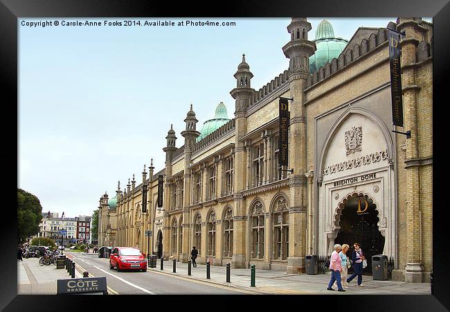  Brighton Dome Framed Print by Carole-Anne Fooks