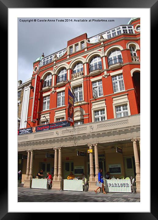  Decorative Building in Brighton Framed Mounted Print by Carole-Anne Fooks