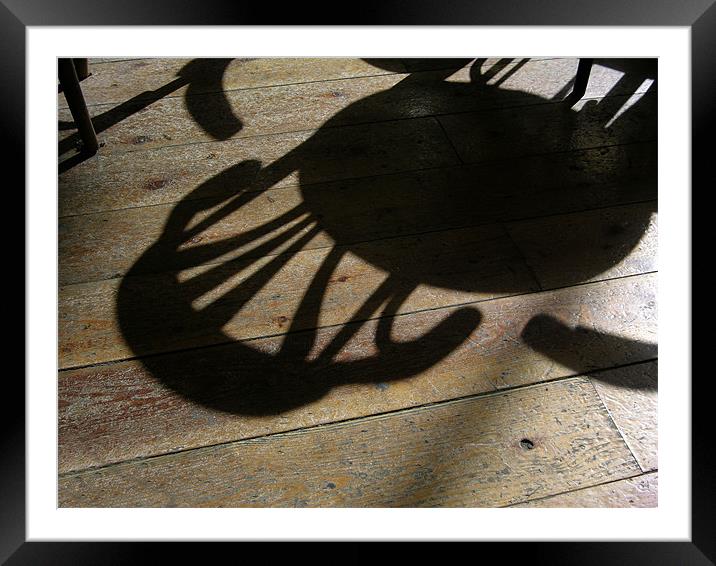 Shadows Framed Mounted Print by Josep M Peñalver