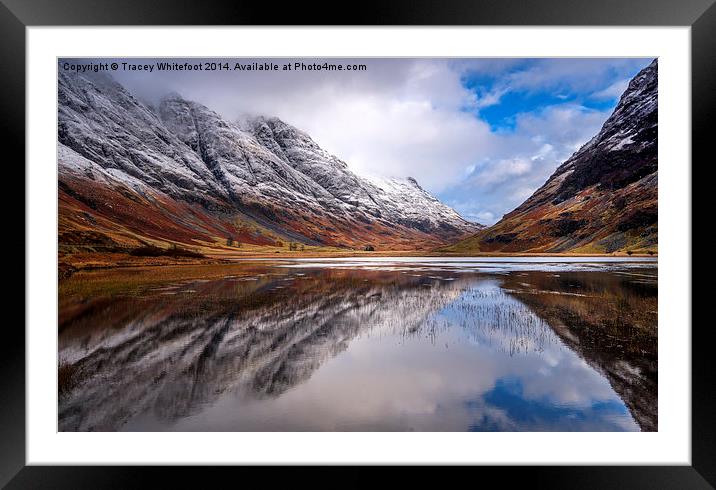  Loch Reflections  Framed Mounted Print by Tracey Whitefoot