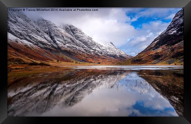  Loch Reflections  Framed Print by Tracey Whitefoot