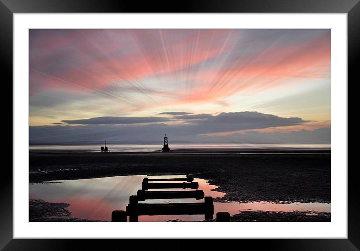  amazing sky Framed Mounted Print by sue davies