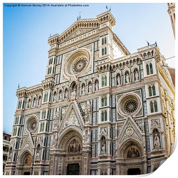  Florence Cathedral Print by Hannah Morley