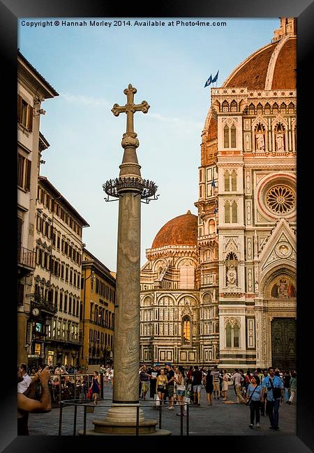  Florence Cathedral Framed Print by Hannah Morley