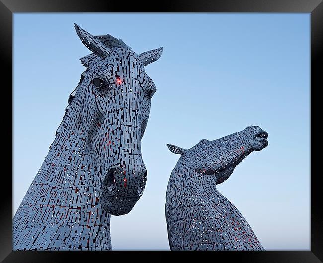  The Kelpies Framed Print by Stephen Taylor