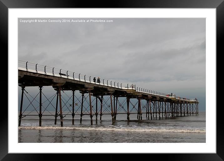  Saltburn Pier Framed Mounted Print by Martin Connolly