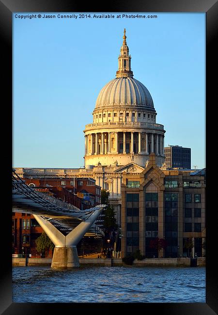  St Paul's Cathedral, London Framed Print by Jason Connolly