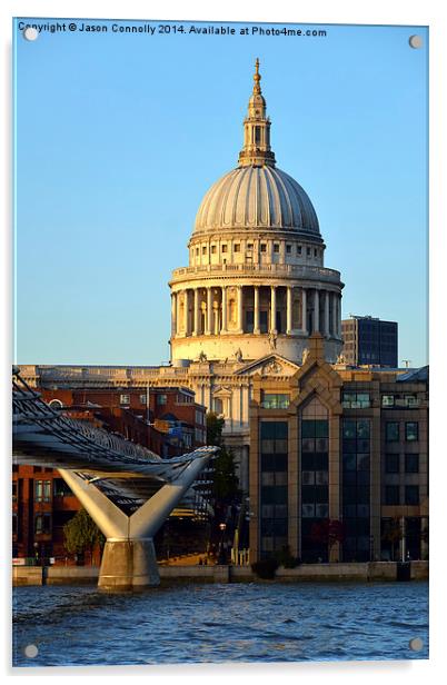  St Paul's Cathedral, London Acrylic by Jason Connolly
