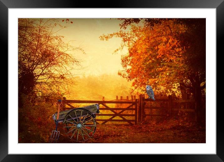  Waiting for the Hay Wain. Framed Mounted Print by Heather Goodwin