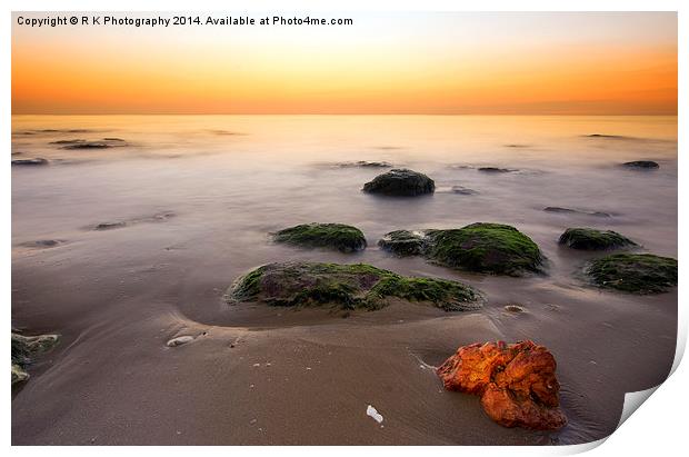  Old Hunstanton  Print by R K Photography