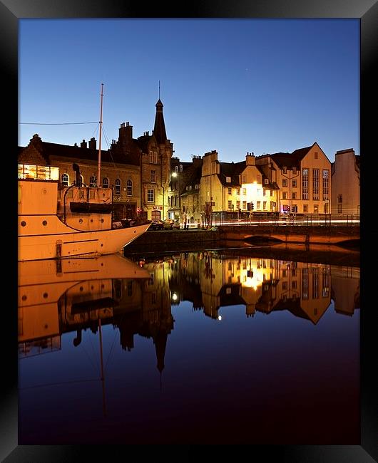  Leith Docks Framed Print by Stephen Taylor