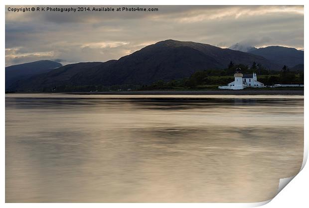   Ardgour Lighthouse Print by R K Photography