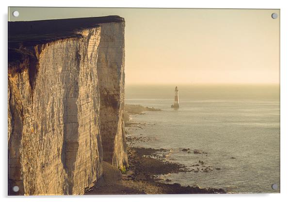  Beachy Head Lighthouse Acrylic by sam moore