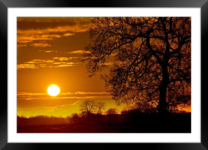  Sunrise Framed Mounted Print by Darren Burroughs