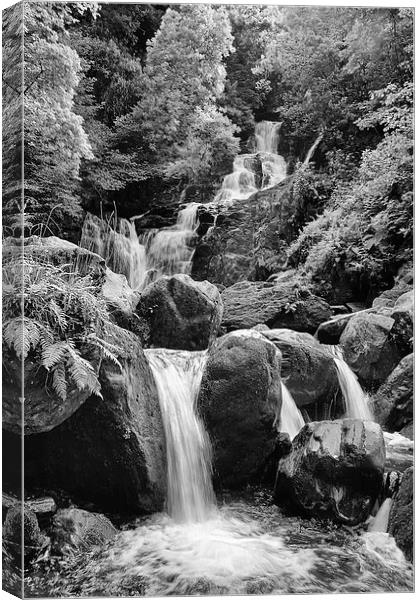 Torc Waterfall.  Canvas Print by Mark Godden