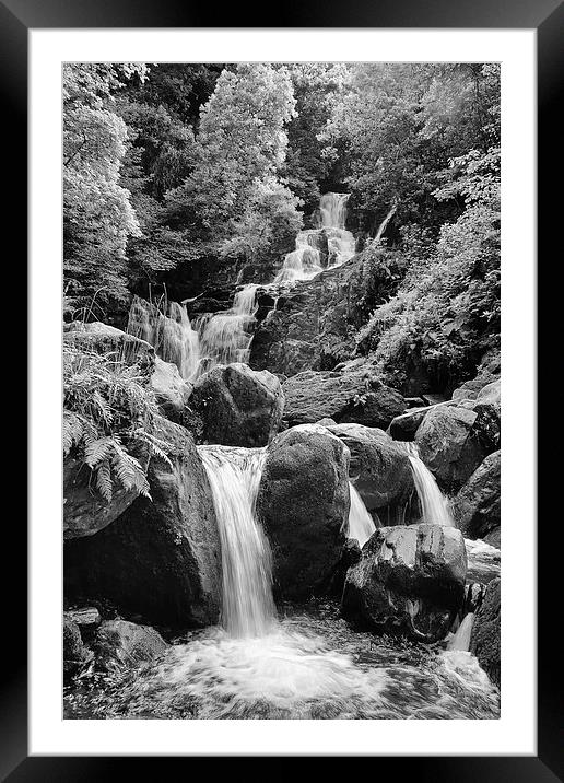 Torc Waterfall.  Framed Mounted Print by Mark Godden