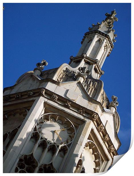 King’s Clock Tower Print by Rick Wilson