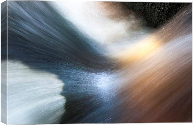 Water flow Canvas Print by Andrew Kearton