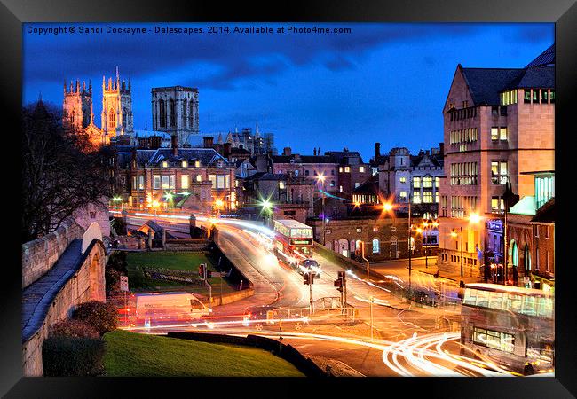  Busy York - Colour Framed Print by Sandi-Cockayne ADPS