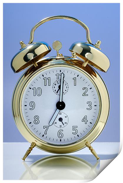 Alarm clock Print by Josep M Peñalver