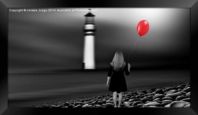  The Girl with the red balloon  Framed Print by Heaven's Gift xxx68