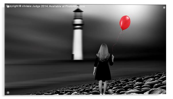 The Girl with the red balloon  Acrylic by Heaven's Gift xxx68