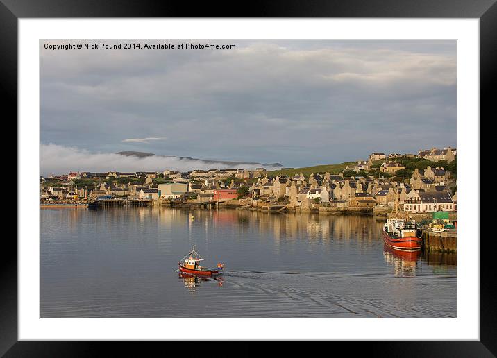 Stromness Framed Mounted Print by Nick Pound