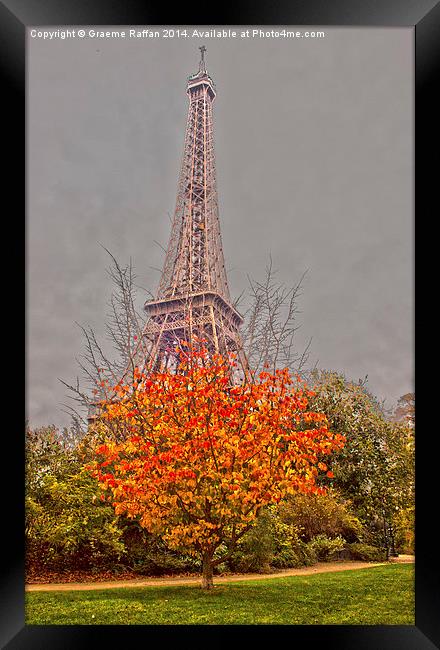  Eiffel Tower, Paris Framed Print by Graeme Raffan