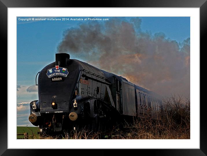 Great Britain VI Framed Mounted Print by michael mcfarlane