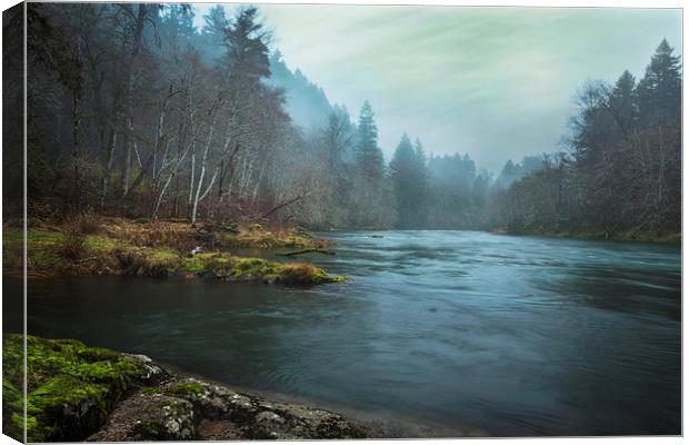 I Wish I had a River Canvas Print by Belinda Greb