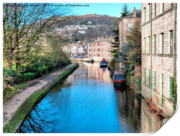  Rochdale Canal Print by Lilian Marshall