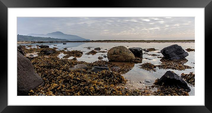 Whiting Bay Beach, Isle of Arran Framed Mounted Print by Alan Whyte