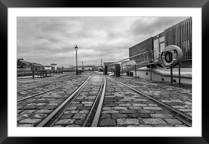  Tracks to Nowhere Framed Mounted Print by Alan Whyte