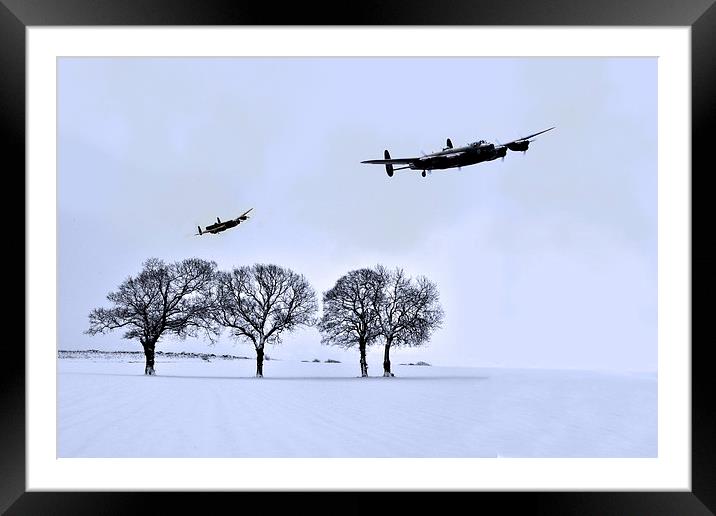  Bomber Boys Framed Mounted Print by J Biggadike