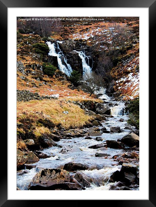  On the moor above Forest in Teesdale Framed Mounted Print by Martin Connolly