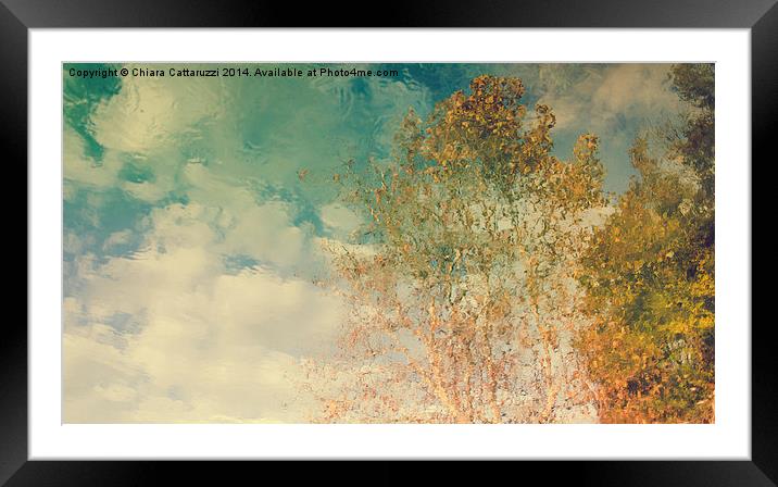  Trees reflections Framed Mounted Print by Chiara Cattaruzzi