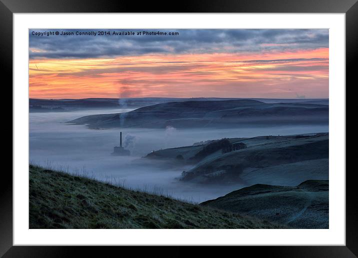 Hope Valley Sunrise Framed Mounted Print by Jason Connolly