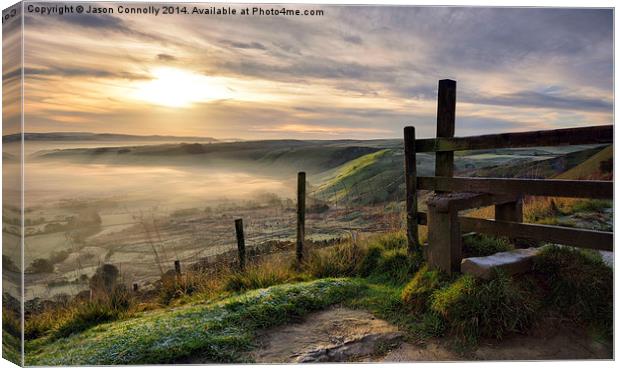  Views From Hollins Cross Canvas Print by Jason Connolly